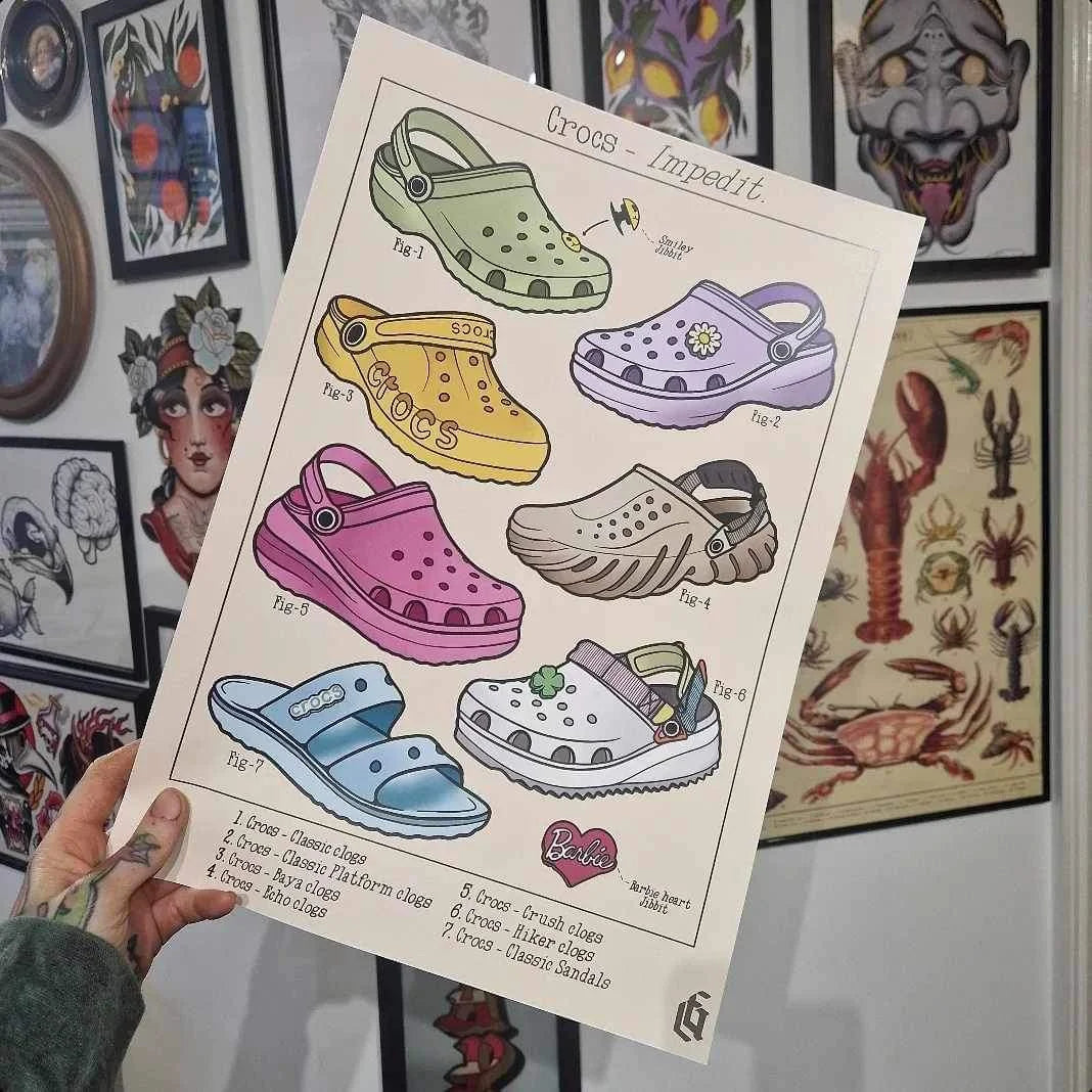 The Croc Guide 01 - Prints - GingerCnut Tattoo