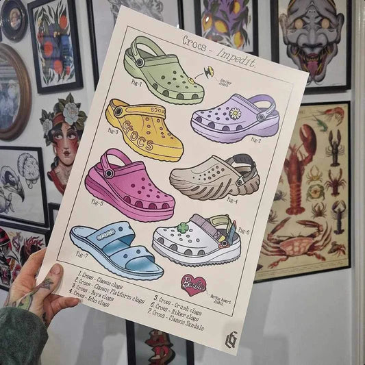 The Croc Guide 01 - Prints - GingerCnut Tattoo