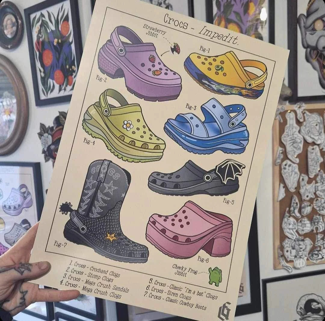 The Croc Guide 02 - Prints - GingerCnut Tattoo